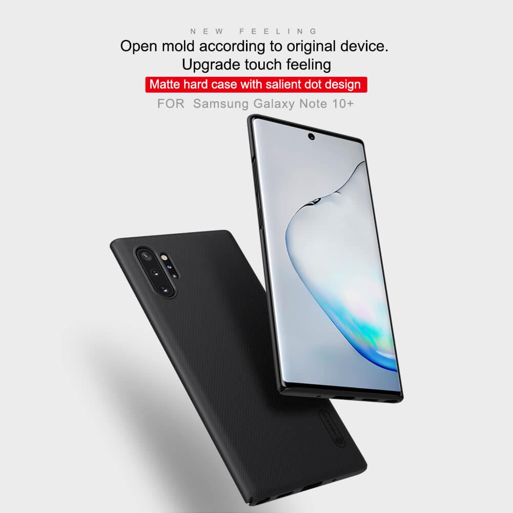 Ốp lưng Nillkin cứng cho Samsung Galaxy Note 10 Plus (đen)