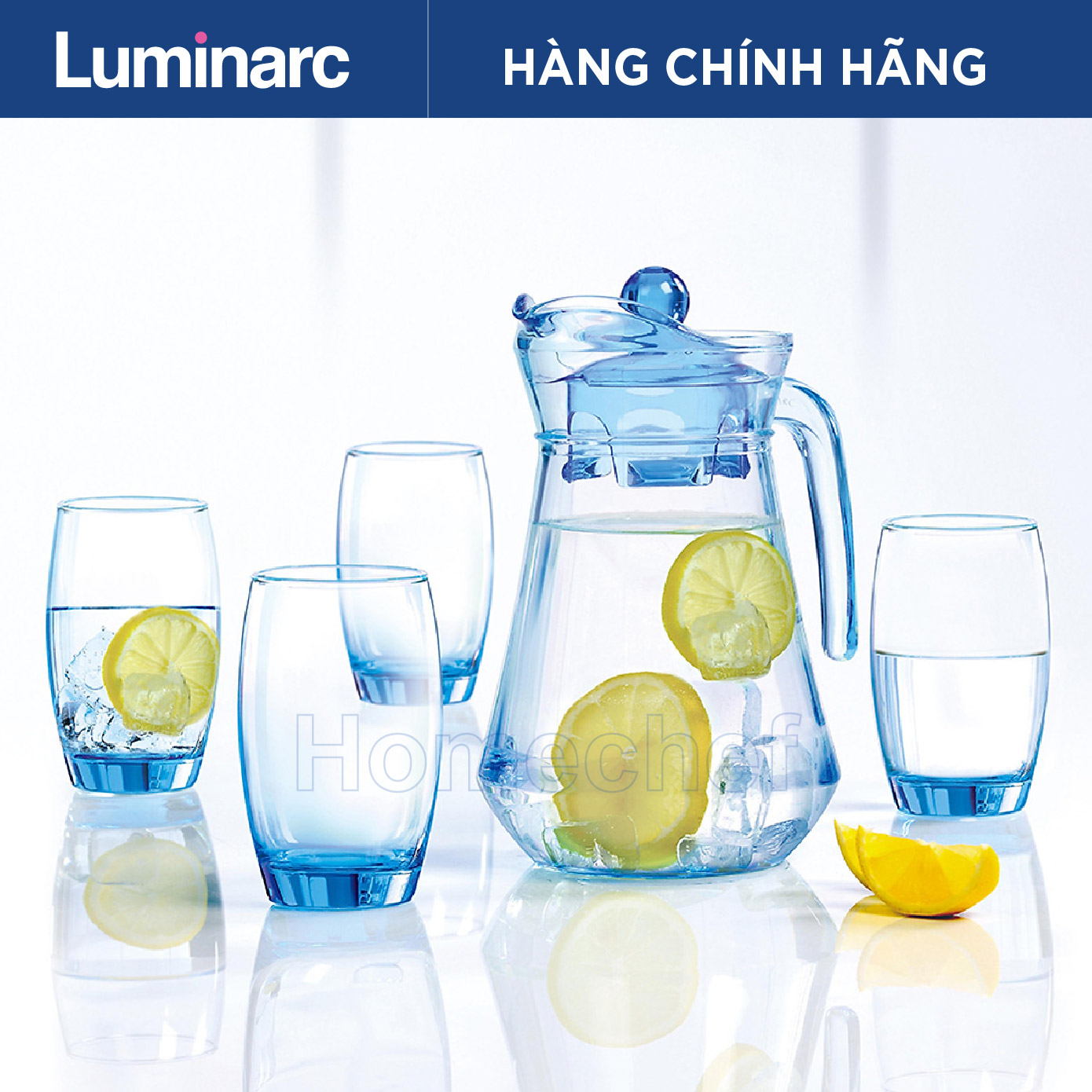 Bộ bình cốc thủy tinh Luminarc ARC Ice Blue L0535