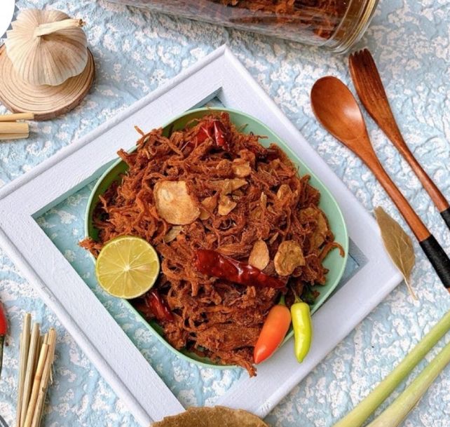 500GR KHÔ HEO CHÁY TỎI