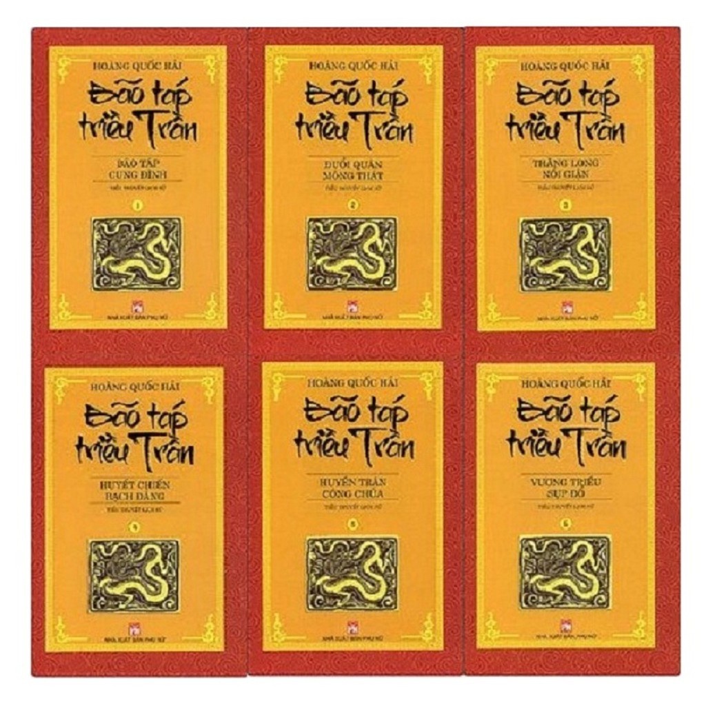 Sách - bão táp triều trần - boxset 6 cuốn
