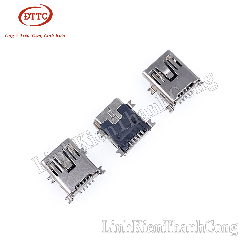 Cổng Mini USB Cái 5 Chân Loại Dán