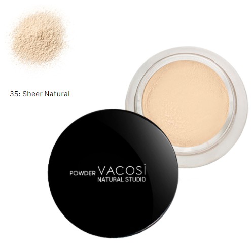 Phấn phủ siêu mịn kiềm dầu VACOSI STUDIO LOOSE POWDER - Pegastore