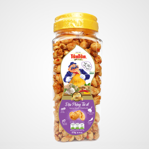 Combo 2 hũ Đậu phộng Tỏi ớt Tân Tân (260g/hũ)