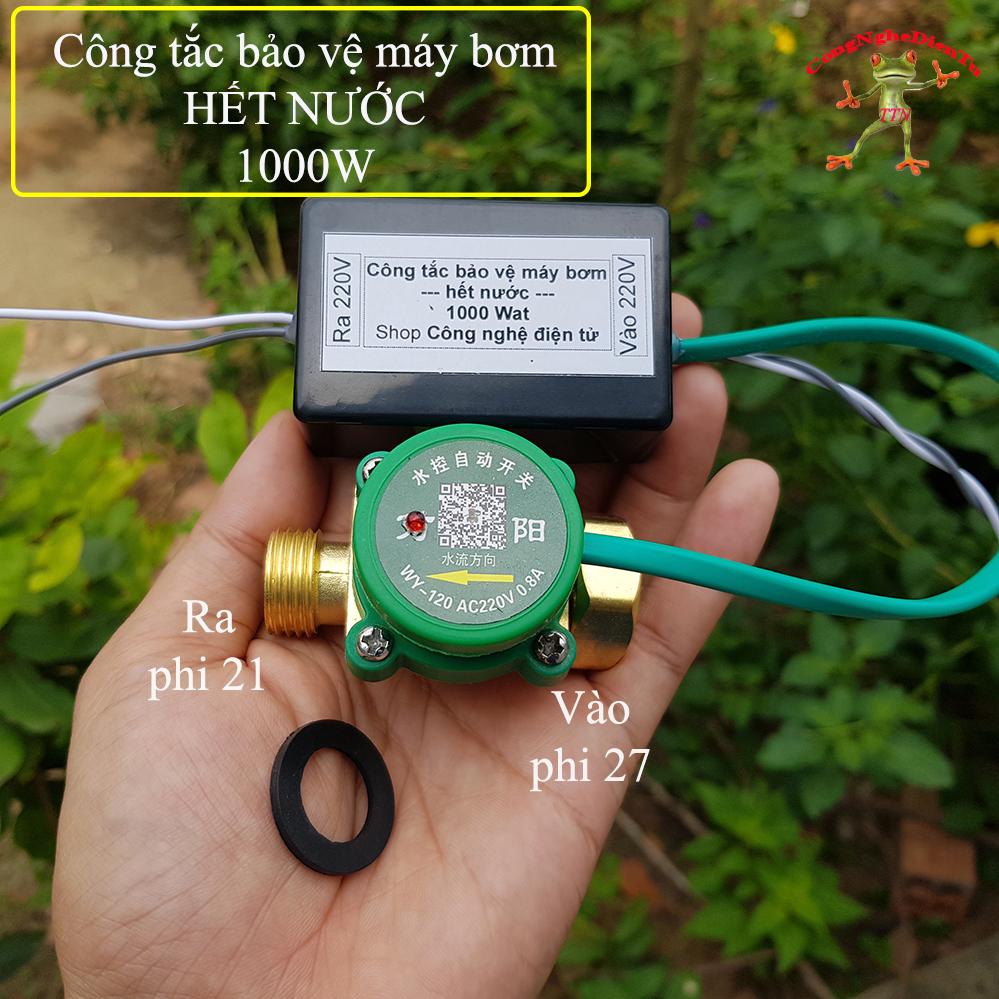 Công tắc bảo vệ máy bơm khi hết nước 1000W