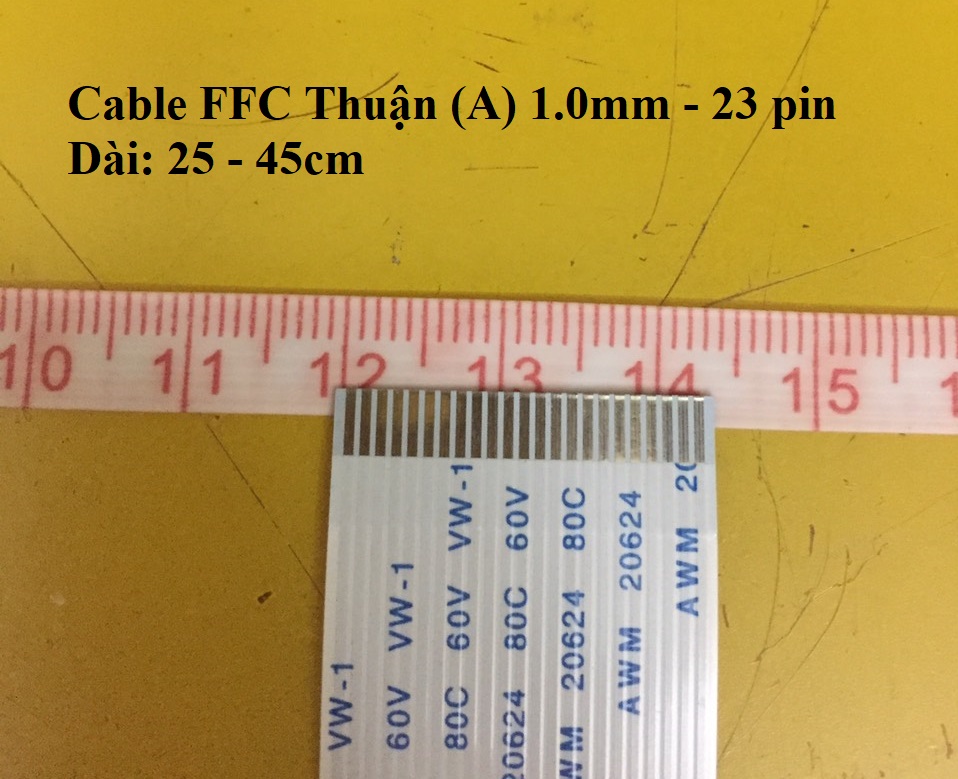 Cable FFC THUẬN (Type A) 1.0mm Dài 45cm
