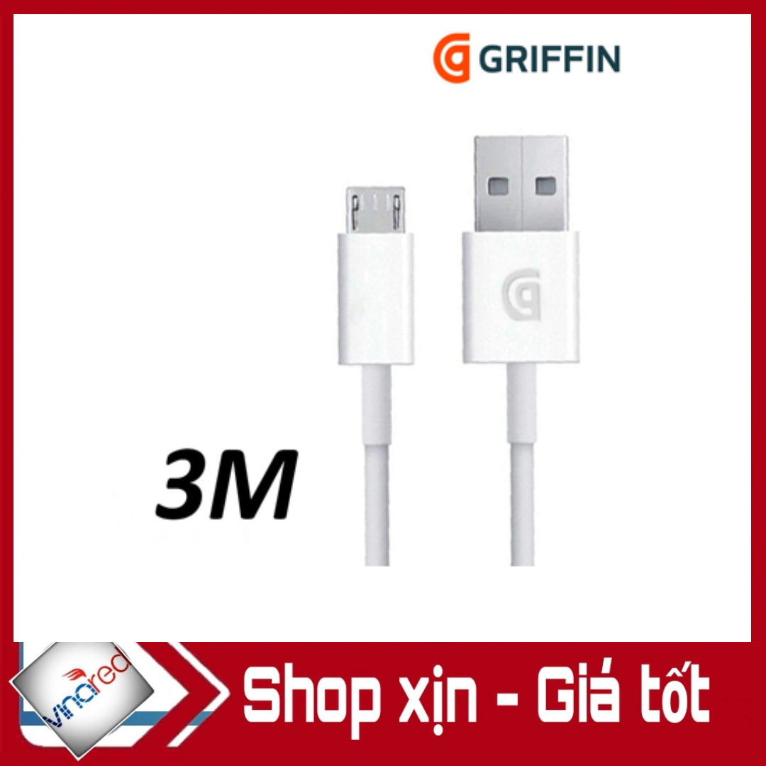 Cáp sạc 3m Griffin cổng samsung