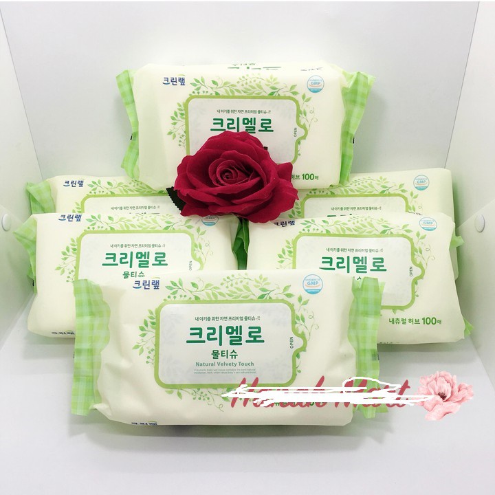 Khăn giấy ướt thảo dược Natural Herbal