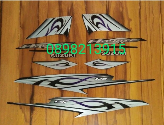 Bộ tem Suzuki Hayate 125 2009 màu đen