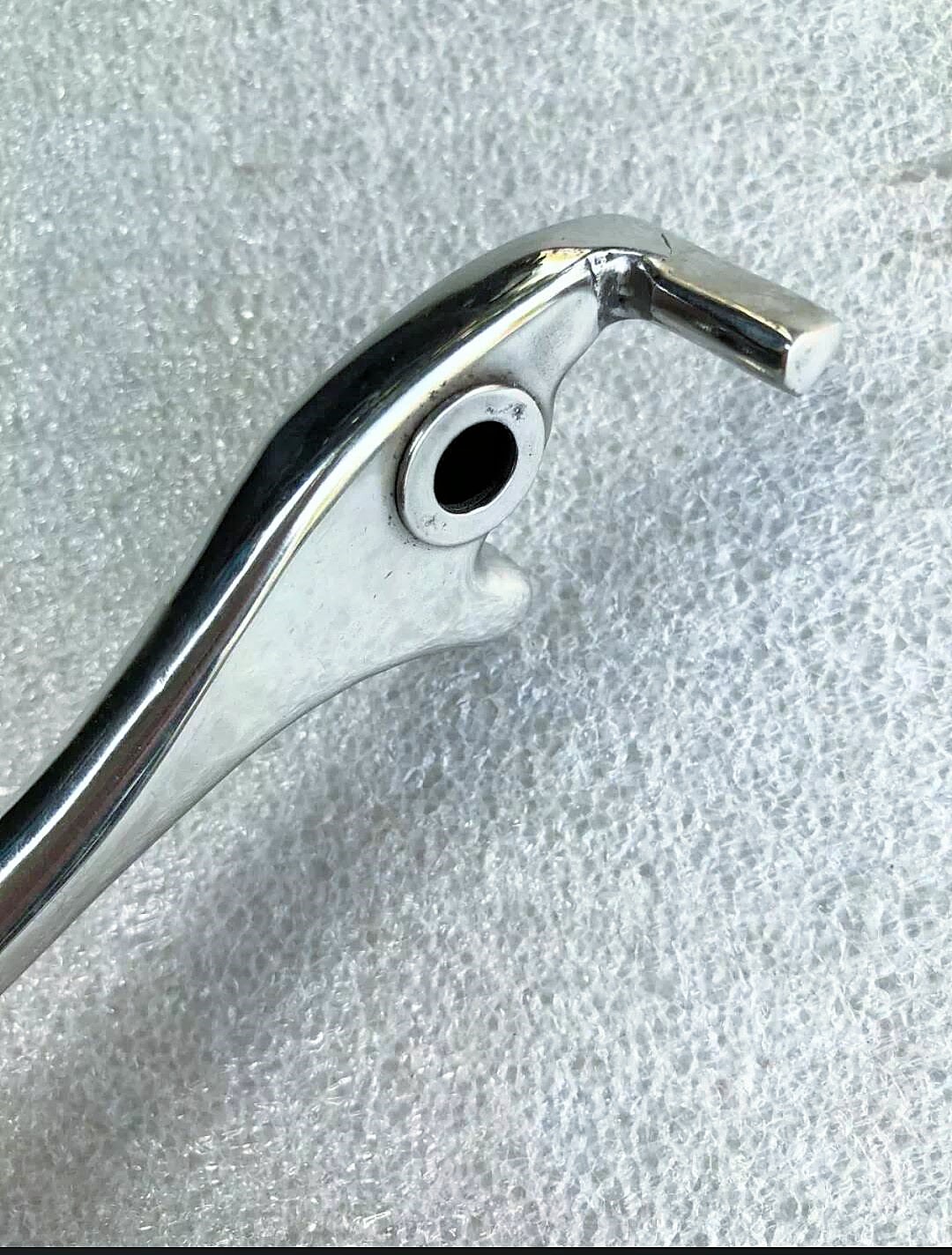 TAY THẮNG ĐĨA WAVE NHỎ INOX BÓNG SÁNG