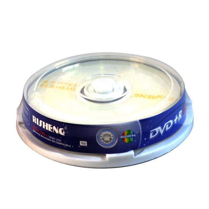(HCM) Đĩa dvd trắng Đĩa trắng DVD Risheng 1 hộp 10 cái 8.5G hộp box