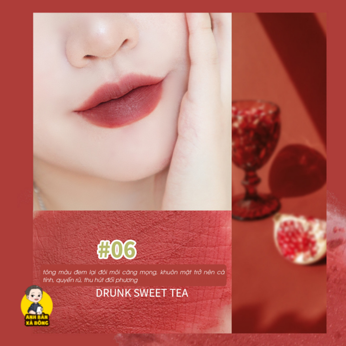Son Kem Lì COLOR SCHOOL Clouds Rain Lip Mud CS011