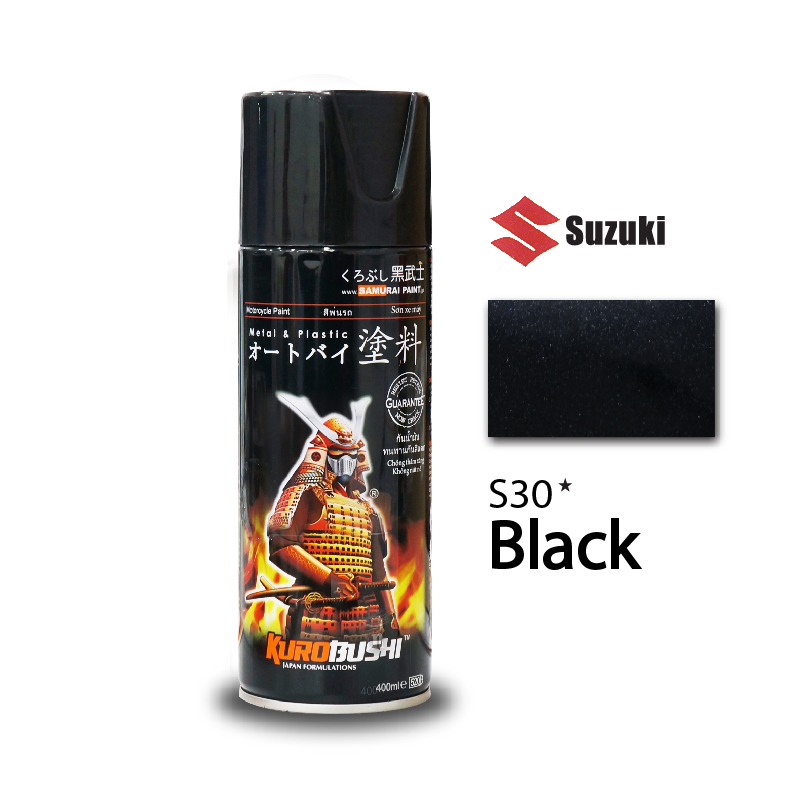 Sơn Samurai sơn xịt xe máy S30* MÀU ĐEN