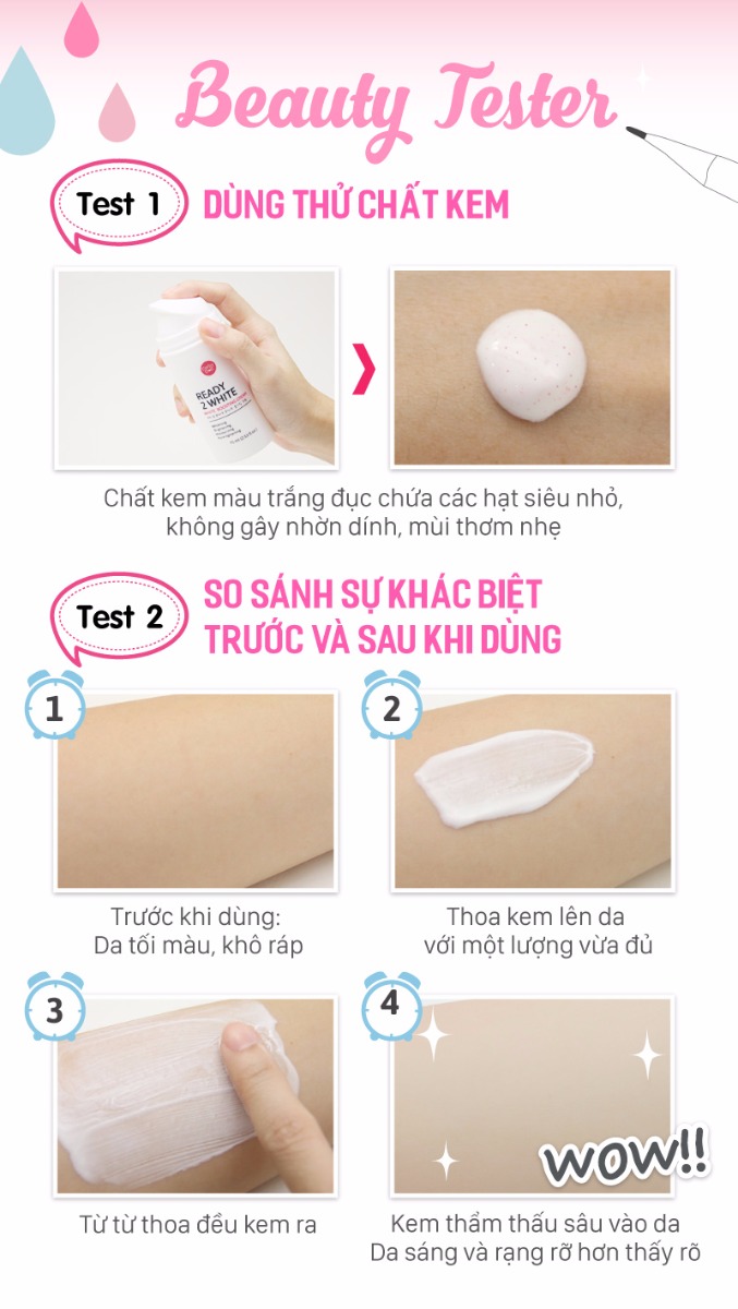Kem Dưỡng Trắng Da Mặt Cathy Doll Ready 2 White White Boosting Cream 75ml