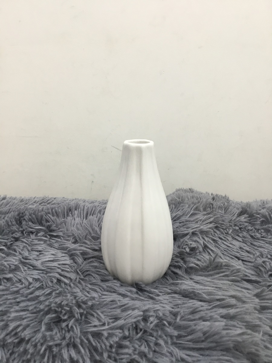 BÌNH TRẮNG BẦU 13.5 CM - GỐM SỨ VIỆT