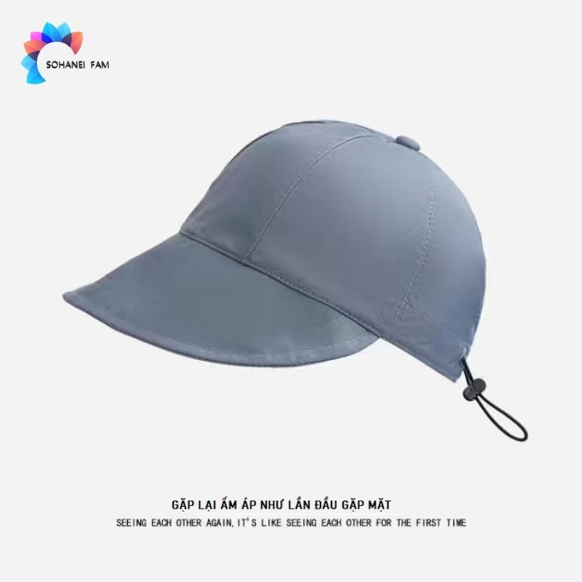 [HCM] Nón Chống Nắng Vành Rộng Thời Trang, Nón Bóng Chày, Có Dây Điều Chỉnh Vừa Đầu, Mỏng Nhẹ Thoáng Khí, Giặt Nhanh Khô, Chống Nắng Tốt -SOHANEI FAM