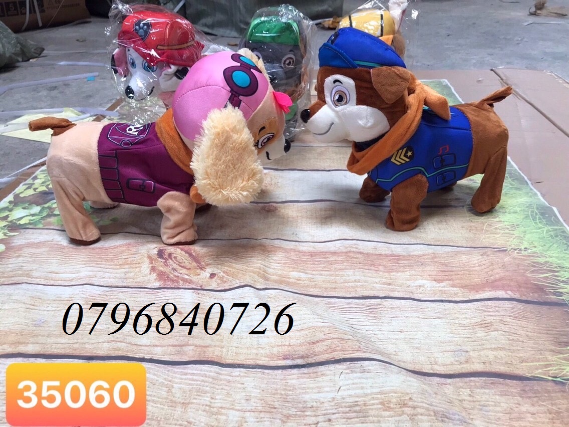 Đồ chơi con chó điện tử đi biết sủa
