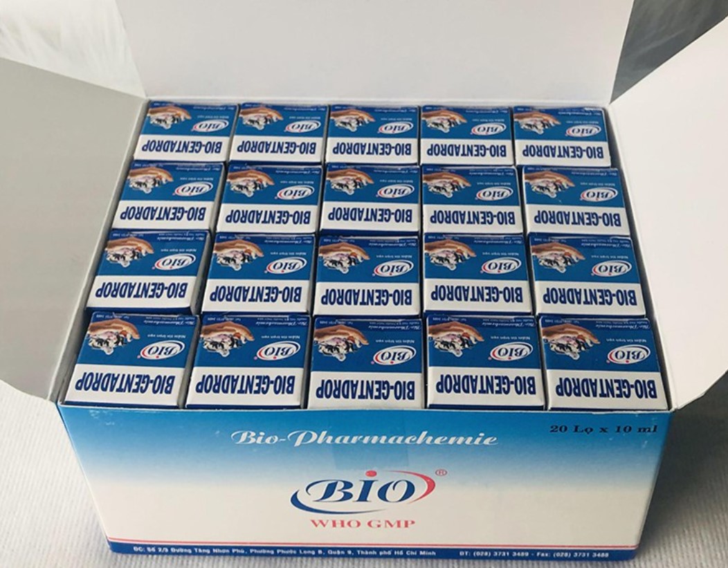 Nhỏ mắt chó mèo BIO Gentadrop (chai 10ml)