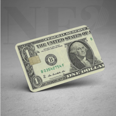 MONEY - Decal Sticker Thẻ ATM (Thẻ Chung Cư, Thẻ Xe, Credit, Debit Cards) Miếng Dán Trang Trí NF2 Cards