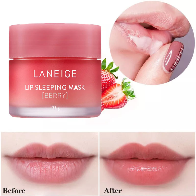 Mặt nạ ngủ cho môi Laneige Lip Sleeping Mask, Mặt nạ ngủ môi Laneige Berry 3g