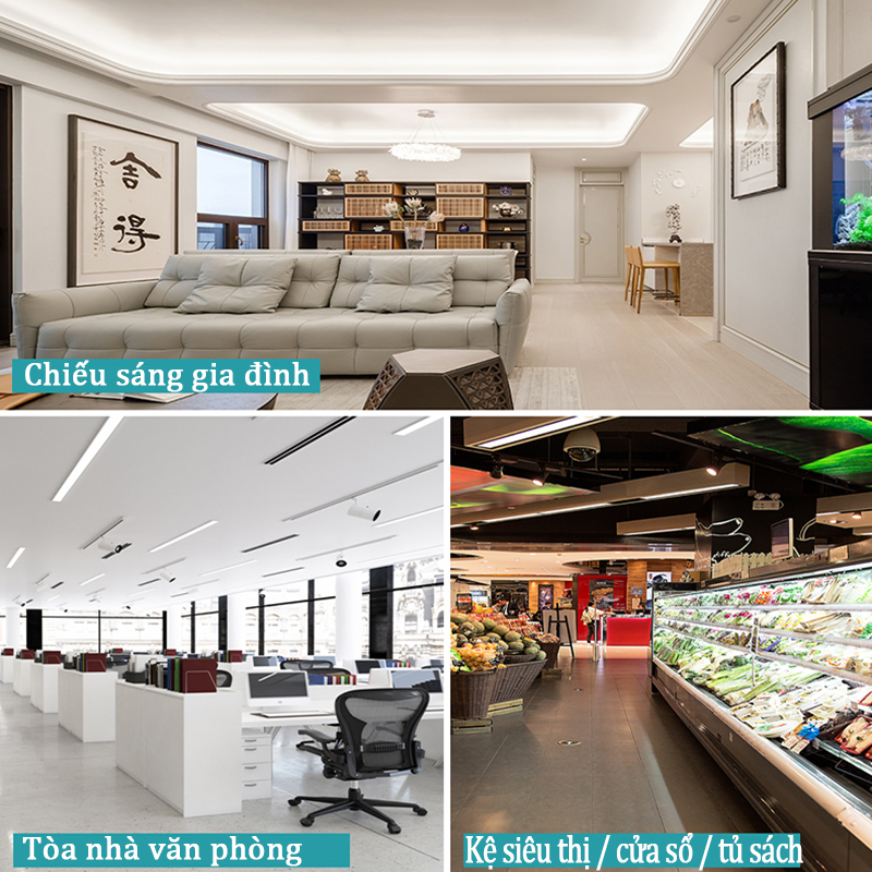 Bóng Đèn Led Tuýp 60cm 1m2 (1.2m)  Cao Cấp Sáng Trắng (đặt hàng từ 3 bóng)