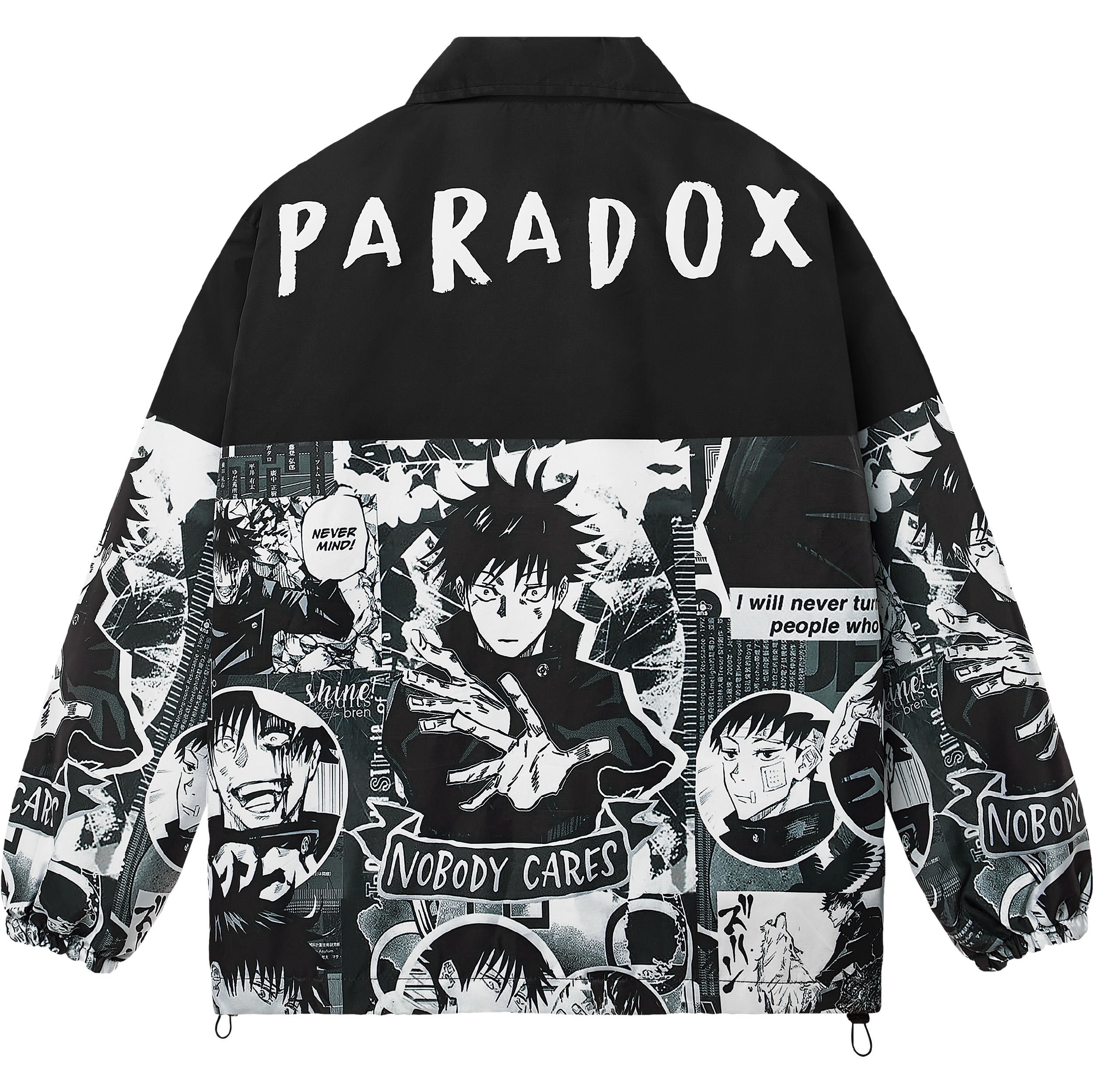 PARADOX Áo khoác dù STATEMENT OVER-PRINTED JACKET