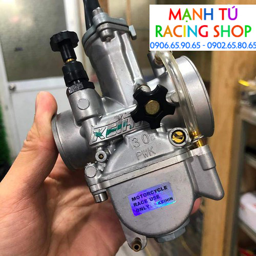 Bình xăng con ga dẹp pwk keihin họng 28mm,30mm,32mm.