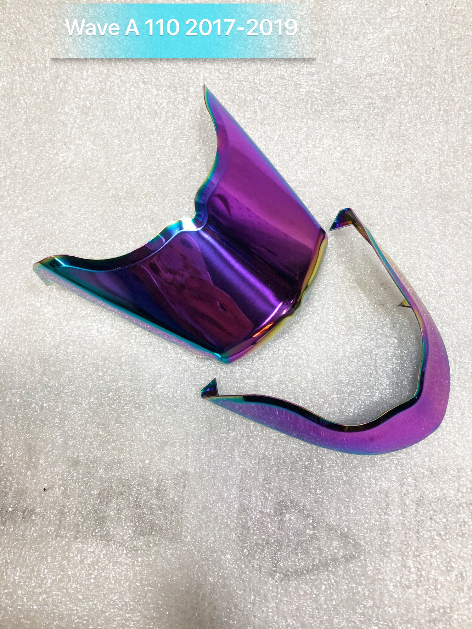 Front and rear clamp wave a 2017- 2019 stainless steel thickening 7 colors high-grade