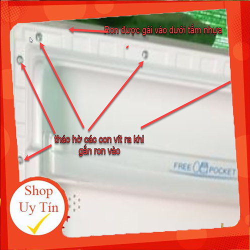 Ron tủ lạnh SHARP Model SJ-V39L-SL (Tủ 3 ngăn ron vít)