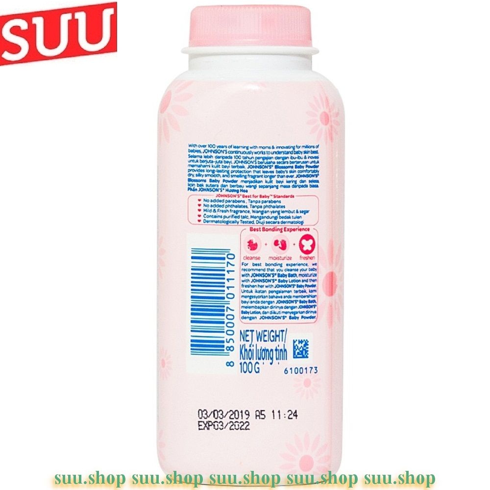 Phấn Thơm Gohnson's Baby 100g Blossoms Powder