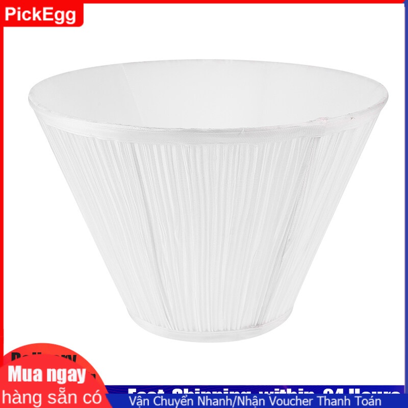 PickEgg Pleated Cloth Lamp Shade Chic Light Cover Light Shade Creative Lamp Cover