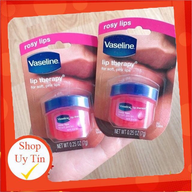 Sáp dưỡng môi vaseline lip care 7g dưỡng ẩm , khử thâm , khô , nứt nẻ môi , mềm mịn môi