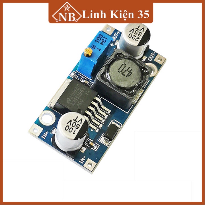 Mạch hạ áp Buck DC-DC LM2596 3A ( Vào 4-35VDC - Ra 1-30VDC )