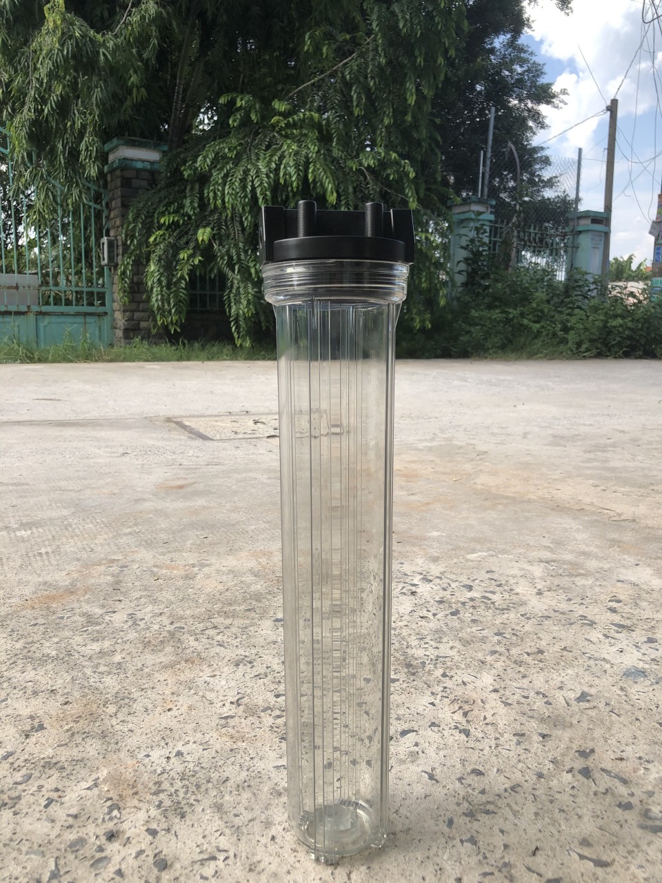 Vỏ - cốc ly lọc 20 inch ren (phi) 17, 21, 27 (trong suốt)