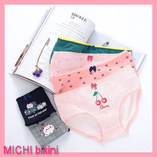 Combo 5 Quần Lót Cotton Cute Kháng Khuẩn MI866
