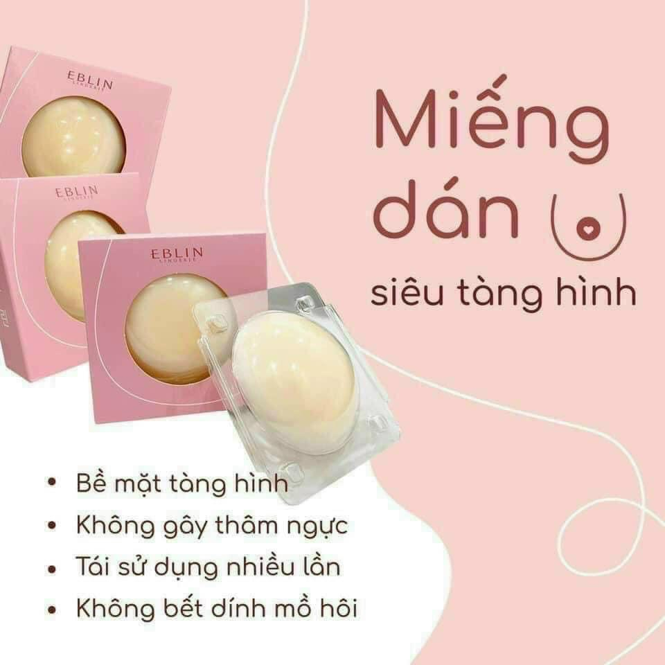 [GIẢM 5% ĐƠN 129K]Miếng dán ngực silicon nhiệt tự thân EBLIN