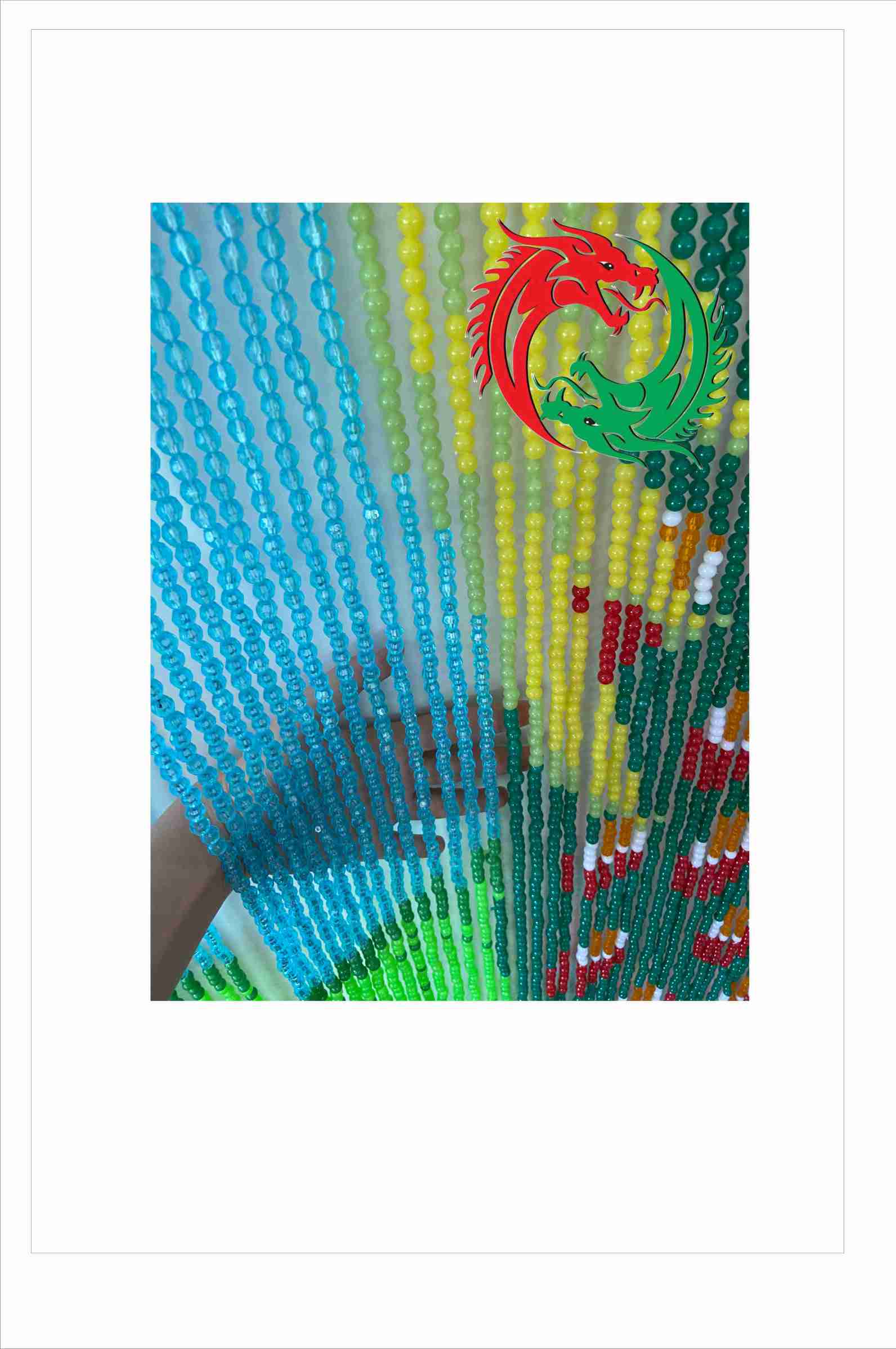 Màn hạt nhựa Nội thất Công ty Hai Con Rồng (Door Curtain) Code 814 Hoa Mai