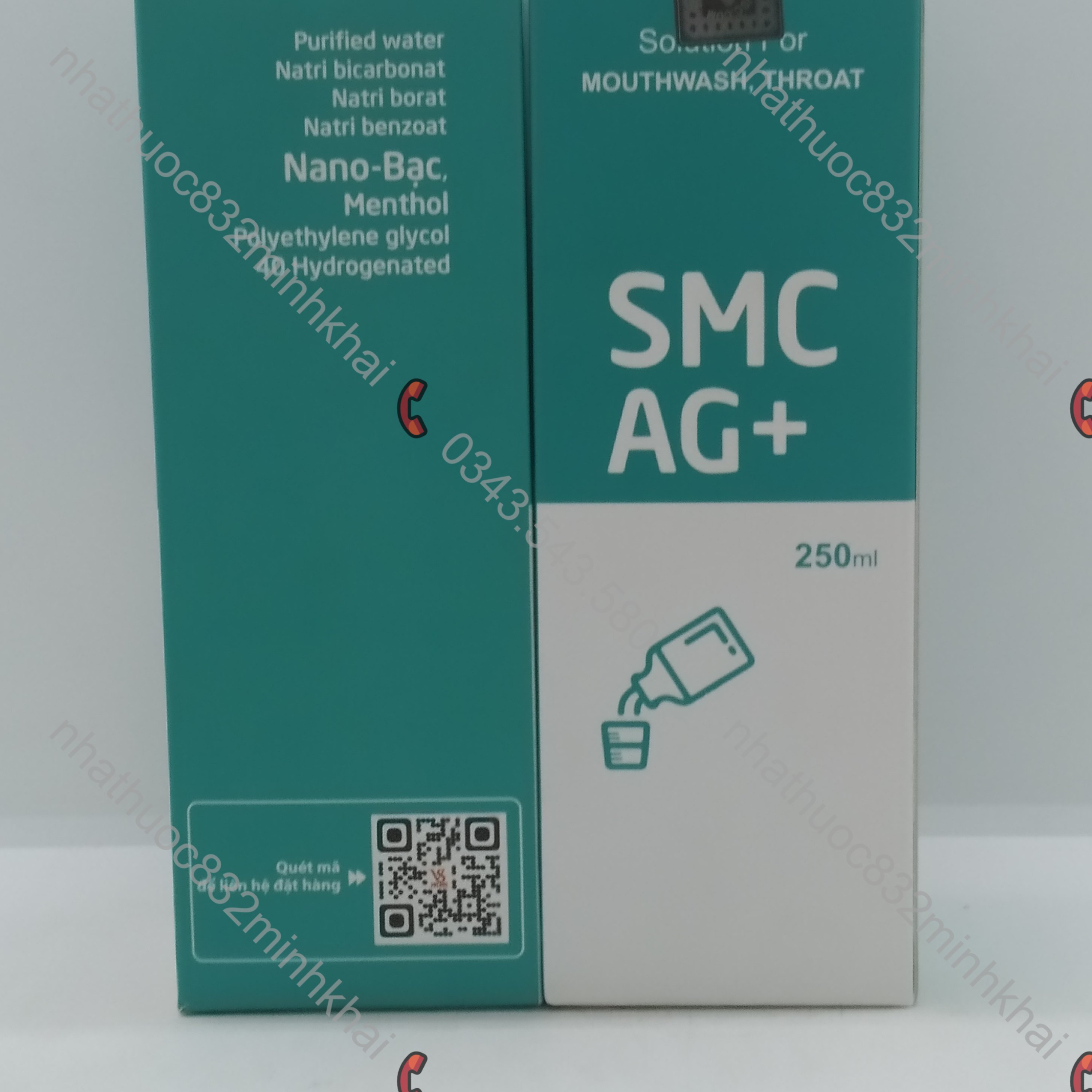 Nước súc miệng diệt khuẩn SMC Ag+ 250ml