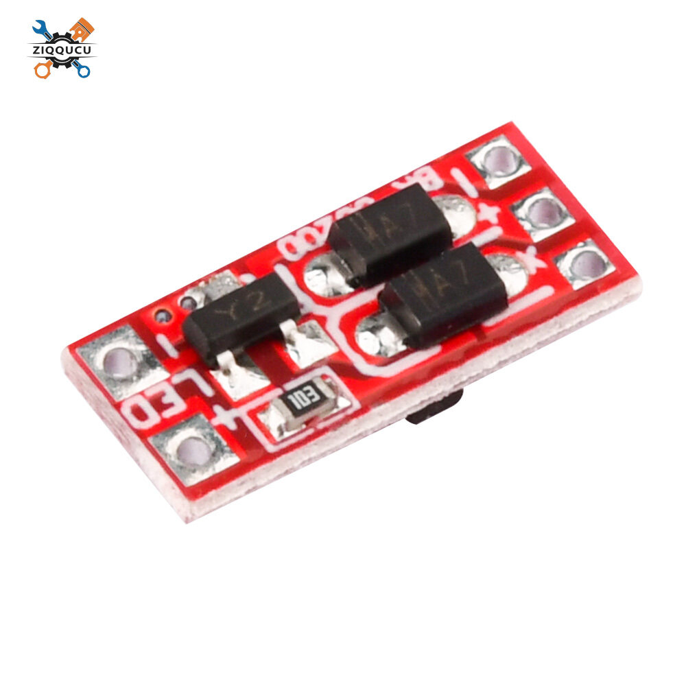 Ziqqucu  12V Flash Strobe Controller Flasher Module for LED Brake Lamp Tail Stop Lamp LED Flash Control Module