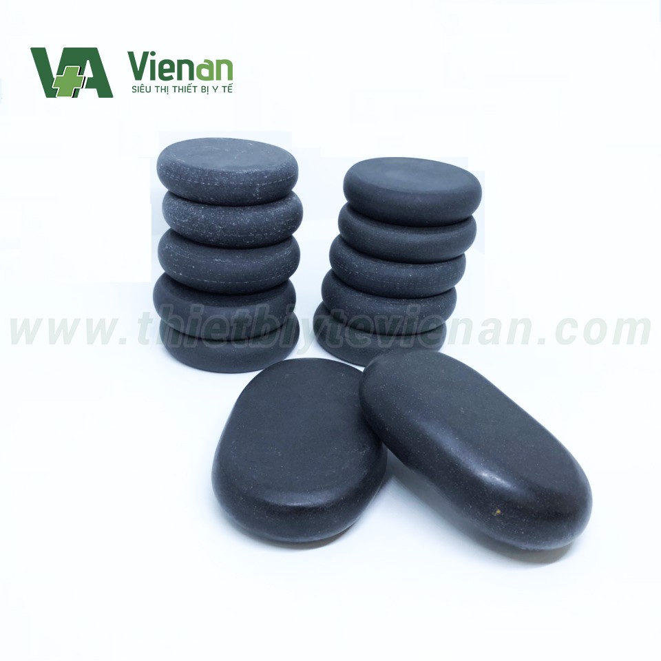 Đá massa nóng oval nhỏ 5x6x2cm