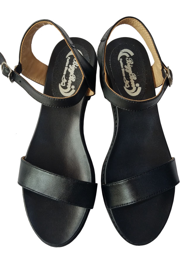 Giày Sandal Nữ Cao Gót Da Bò BIGBEN CG104