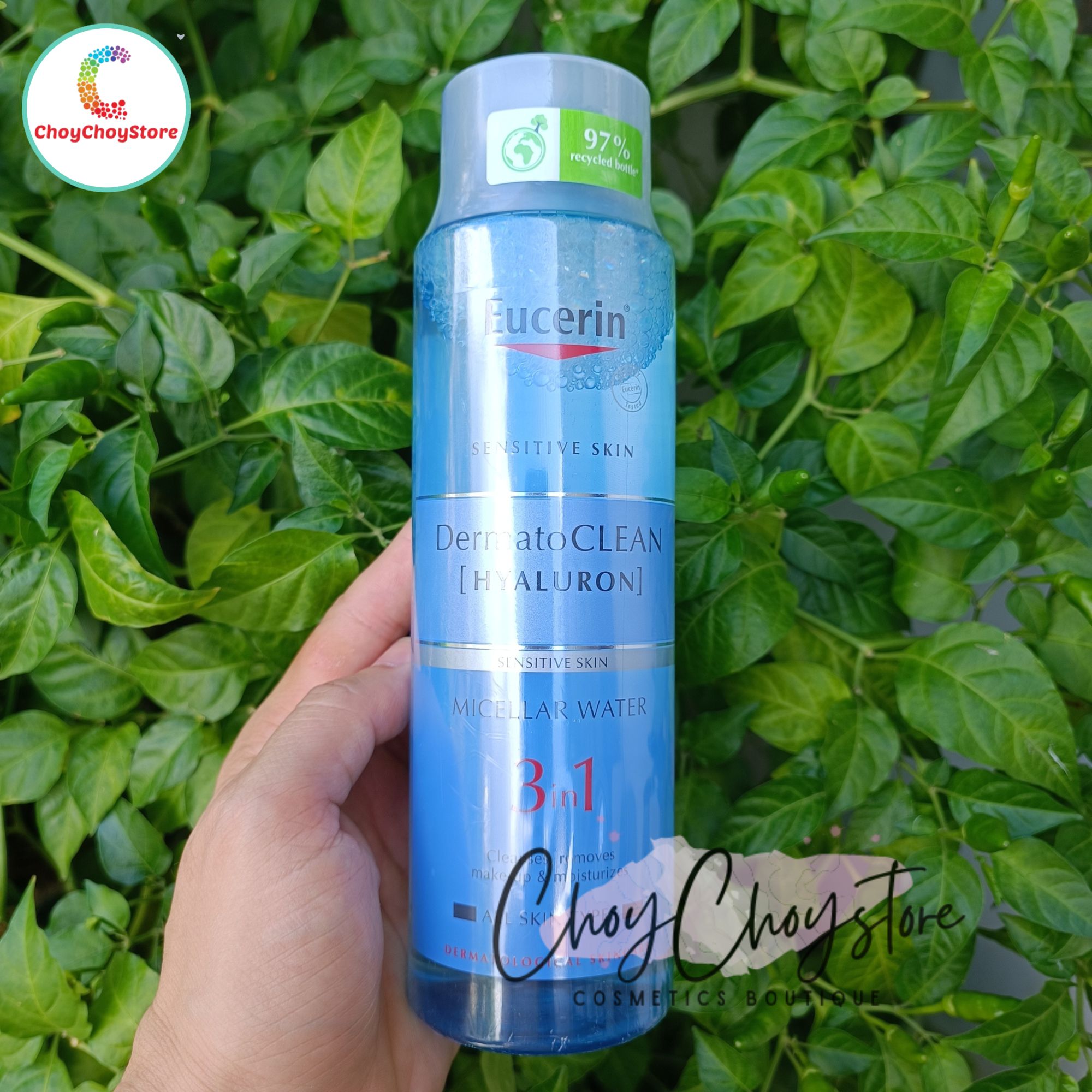 Nước Tẩy Trang Eucerin 3in1 DermatoClean Micellar Water (Tem Cty)
