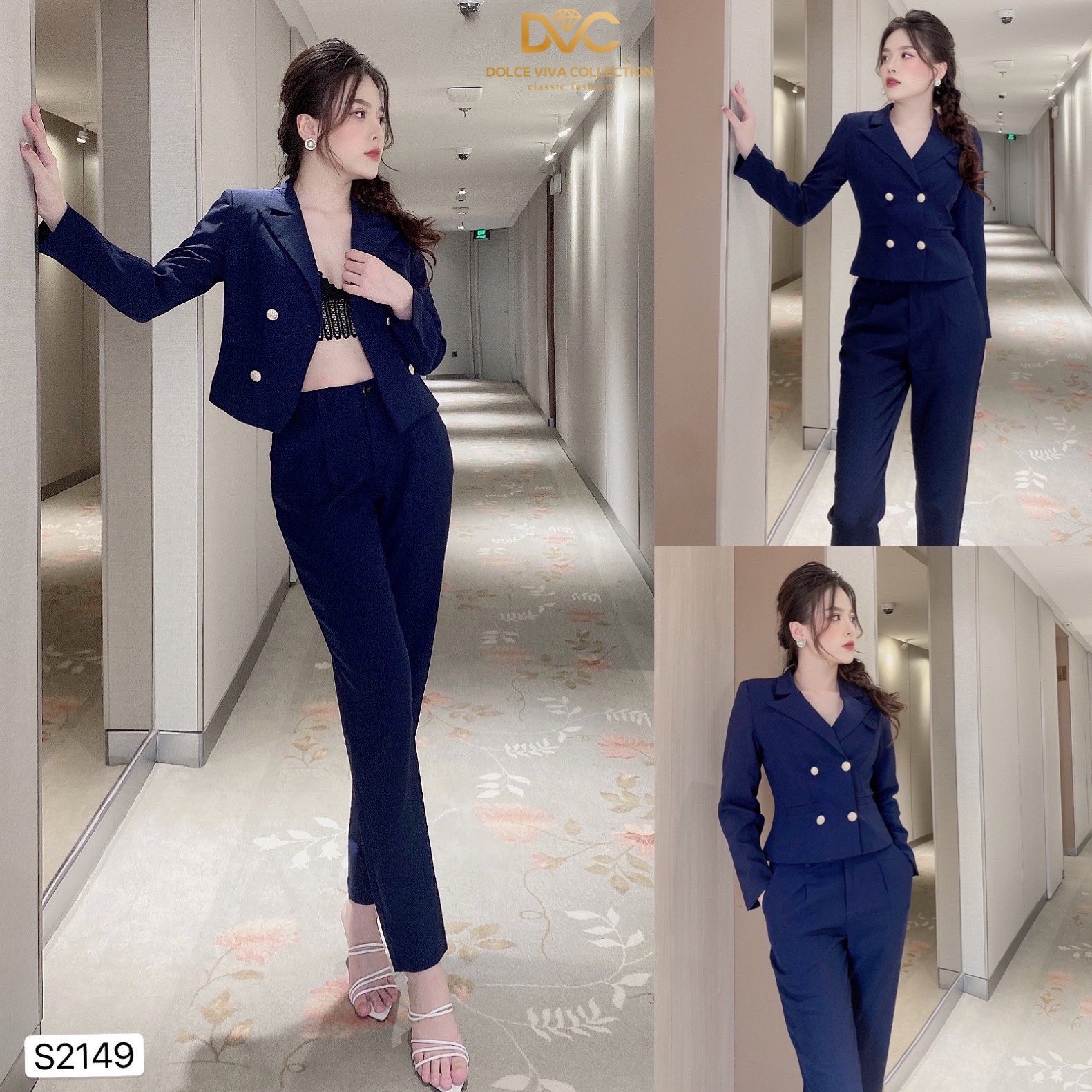 Set vest xanh than S2149 – DOLCE VIVA COLLECTION