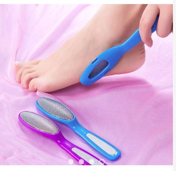 Combo 2 Dụng cụ chà gót chân bằng thép, giúp gót chân hồng hào
