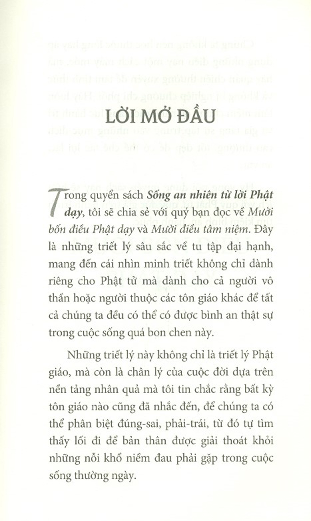 Sống An Nhiên Từ Lời Phật Dạy