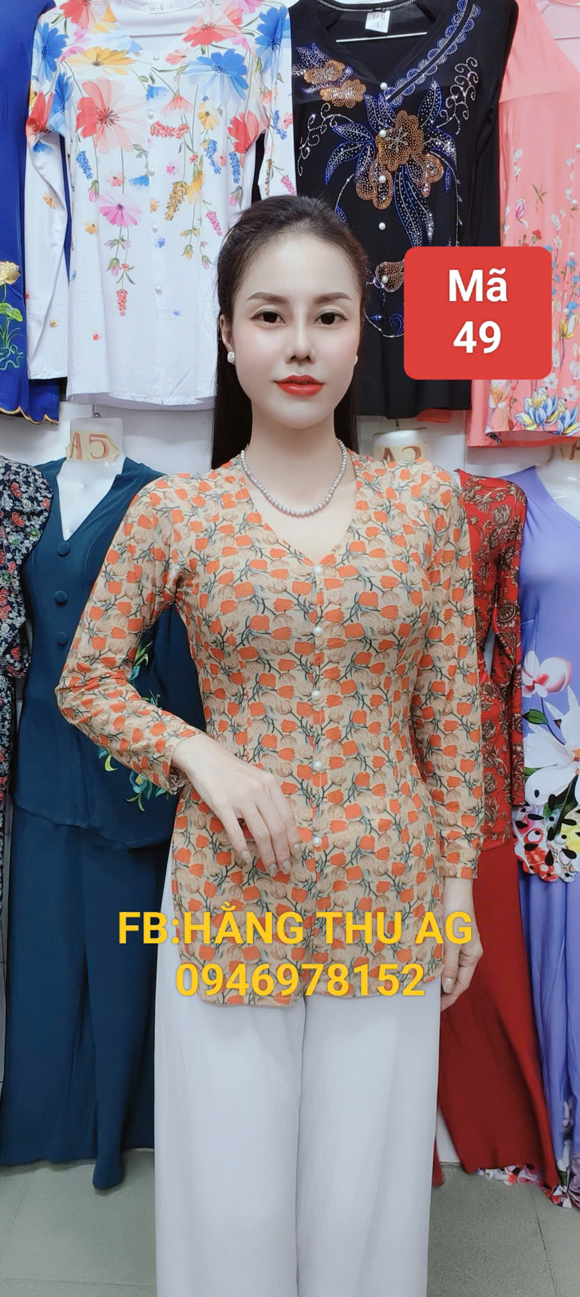 LẺ ÁO BÀ BA MÃ 28, 42 , 43, T46, 49, 50. KHÔNG KÈM QUẦN, QUẦN CÓ TRONG PHÂN LOẠI