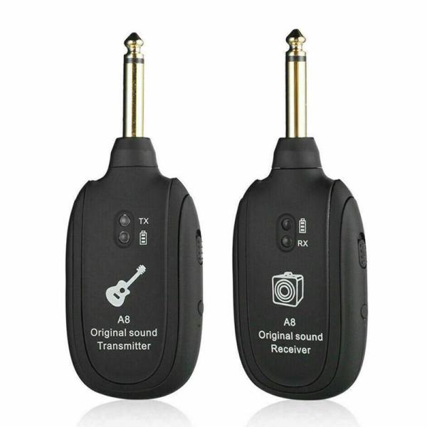 Wireless Pickup A8 Guitar Wireless Receiver Electric N2W1 Guitar Transmitter Transceiver Transmitter S0A2