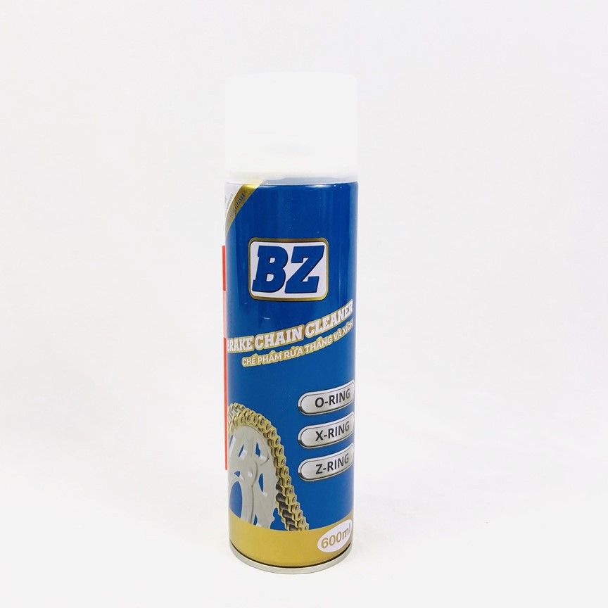 Chai vệ sinh bố thắng xe BZ, chai xịt vệ sinh bố thắng heo dầu xe máy - oto Bz brake & chain lube cleaner