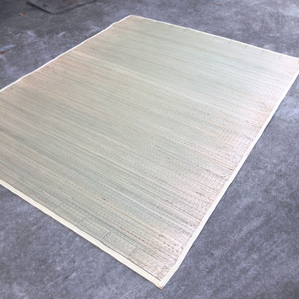 Premium White Sedge Mat 90 cm with Border