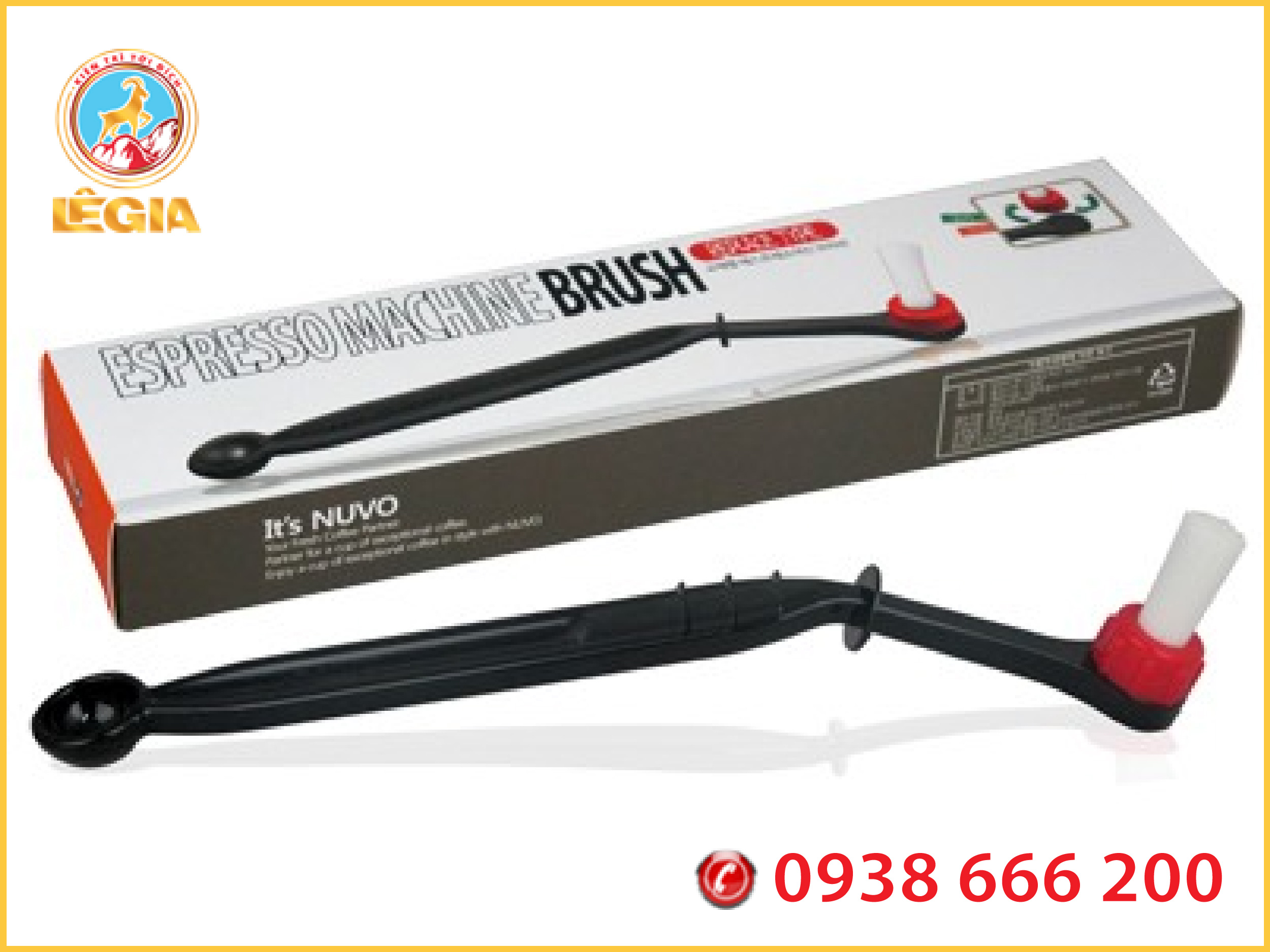 Cọ Vệ Sinh Đầu Pha Máy Pha Cafe Espresso Sợi Nylon