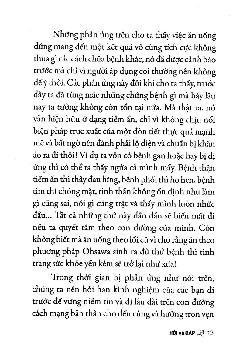 [HCM]Phương Pháp Ohsawa - Hỏi Và Đáp